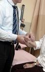 doctor shaking hands