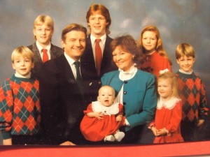 Christmas card pic 1990 Christmas card pic 1990