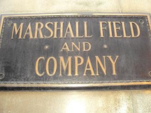 Marshall Fields Sign Marshall Fields Sign