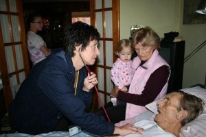 Nurse Gina, Sky, Nate, me Nurse Gina, Sky, Nate, me