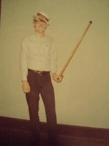 Hat and cane