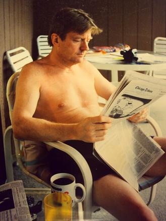 Nate, Sanibel, newspaper