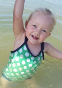 Skylar swimming