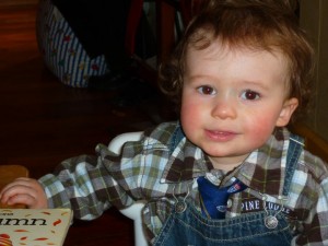 Nicholas pink-cheeked