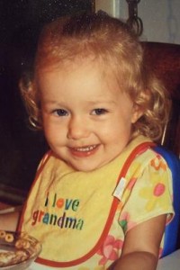 Skylar with Cheerios