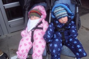 The twins participate