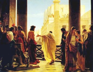 Jesus with Pilate
