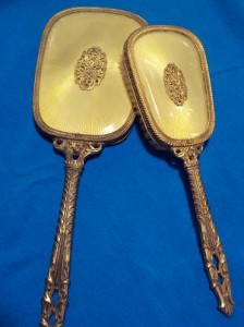 Aunt Agnes' dresser set