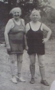 Signa and pal in swim suits