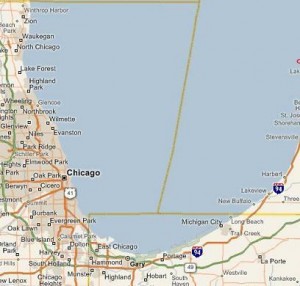 South End of Lake Michigan