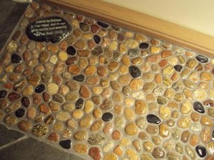 Stone door mat
