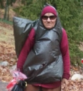 Thelma with her leaves