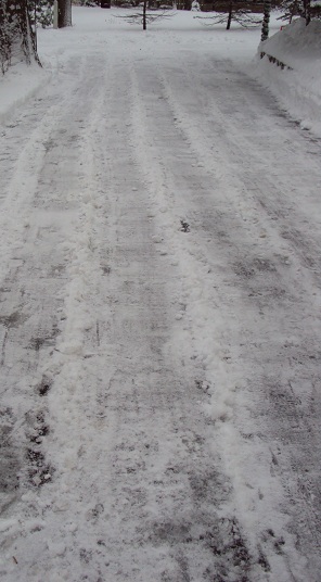 Marks of a snow angel