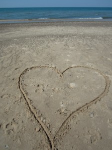 Sandy heart