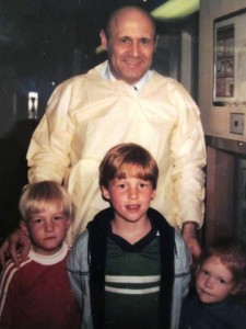 Dr. Hankin and patients, 1981