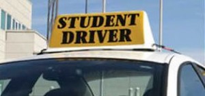 Student driver.