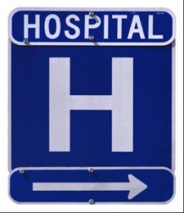 Hospital this way
