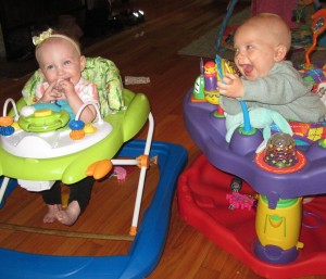 Cousins Emerald and Jones, 1 week apart