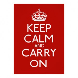 Keep calm...