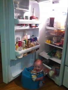 Emerald assists in the kitchen