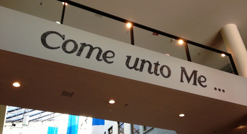 Come unto Me.