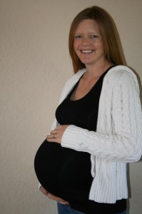 9 months pregnant