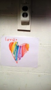 Love on a wall