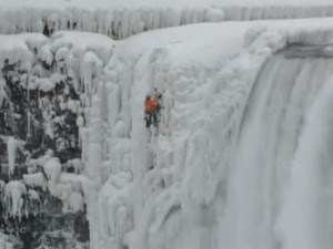 Freezing climb