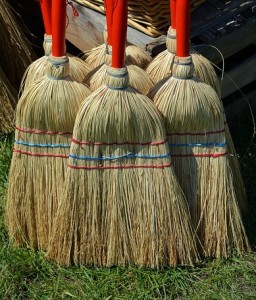 Bristle brooms