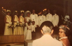 Carole and Reggie's wedding