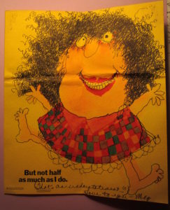 Greeting card, inside