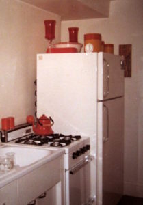 Stove and fridge
