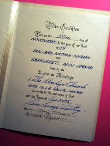 Marriage Certificate