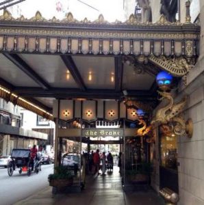 The Drake front door.