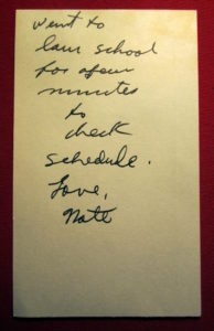 Nate's note