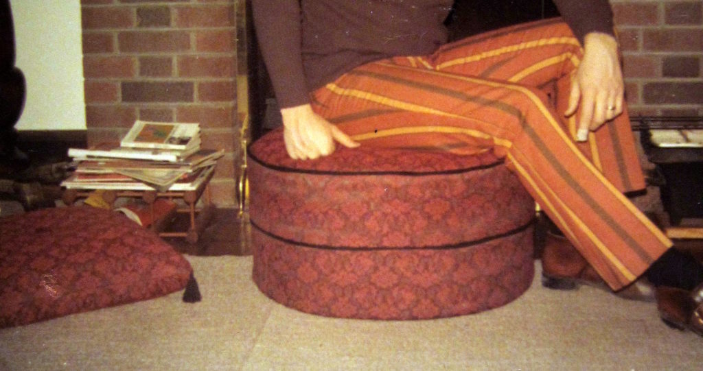 Hassock and floor pillow