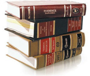 Law books