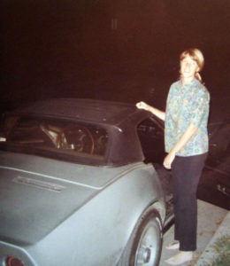 Mary with Corvette