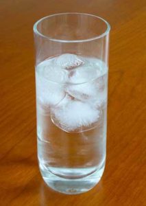 Ice water