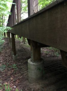 Walkway support